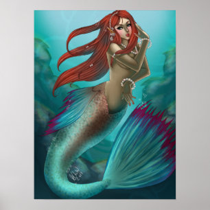 Lady Mermaid Poster