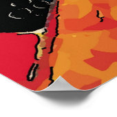 Lady met Dachshund Poster (Hoek)