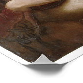 Lady met een Ermine, Leonardo da Vinci, 1485 Poster (Hoek)