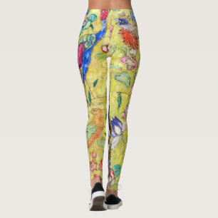 Lady met Fan van Gustav Klimt, Japonisme Leggings