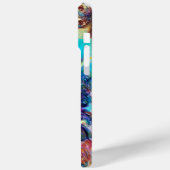 LADY MET FEATHERED MASK Venetian Masquerade Night Case-Mate iPhone Case (Achterkant / Links)