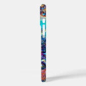 LADY MET FEATHERED MASK Venetian Masquerade Night Case-Mate iPhone Case (Achterkant / Links)