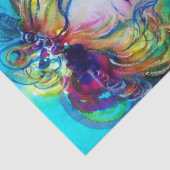 LADY MET FEATHERED MASK/Venetian Masquerade Tissuepapier (Detail)