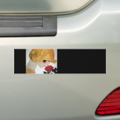 LADY MET ROSE ROSE BUMPERSTICKER (Op auto)