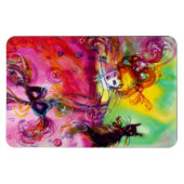 LADY MET ZWARTE CAT MAGNEET (Horizontaal)