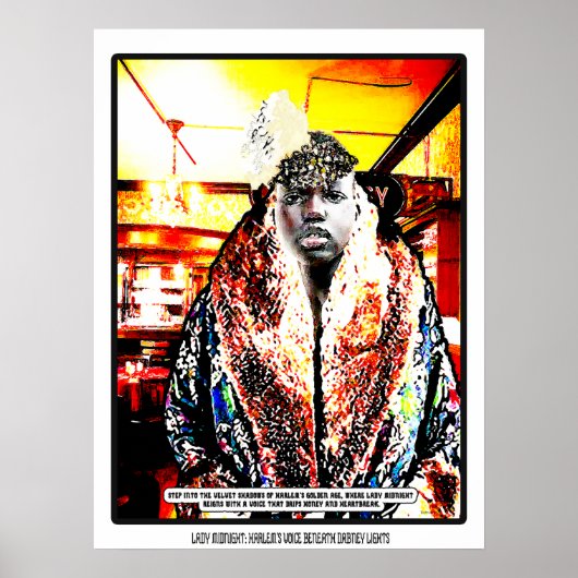 Lady Midnight: Harlem's stem onder het licht van D Poster (Voorkant)