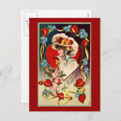  Lady Mijn Valentijn Briefkaart (Voorkant / Achterkant)