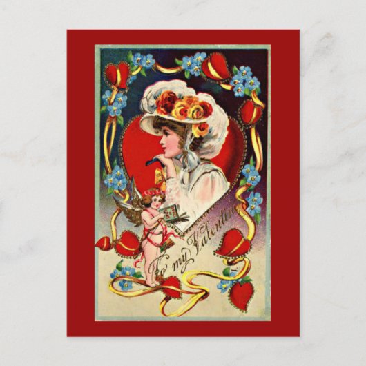  Lady Mijn Valentijn Briefkaart (Voorkant)