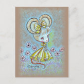Lady Mouse Briefkaart (Voorkant)