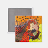 Lady Natuur Magneet (Voorkant / Achterkant)