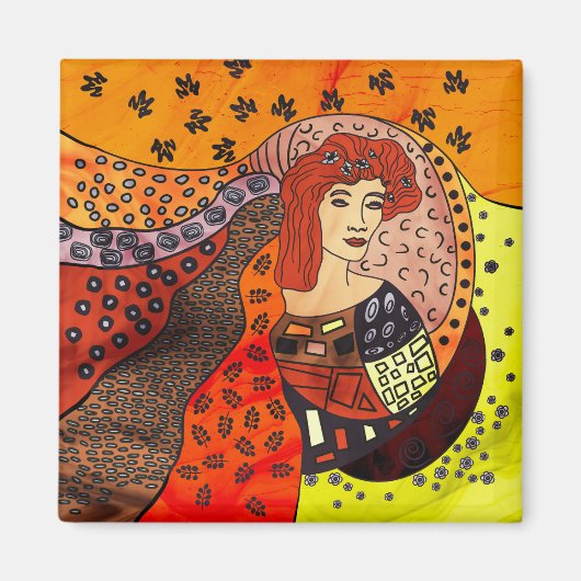 Lady Natuur Magneet (Voorkant)