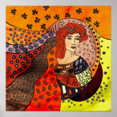 Lady Natuur Poster (Voorkant)