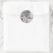 Lady No.3_Merci ! Autocollant (Sac)