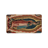 Lady of Guadalupe, 1780, van Sebastian Zalcedo Etiket (Voorkant)