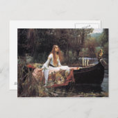 Lady of Shalott Briefkaart (Voorkant / Achterkant)