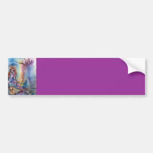 LADY OF THE LAKE Blue Paars Fantasy Bumpersticker