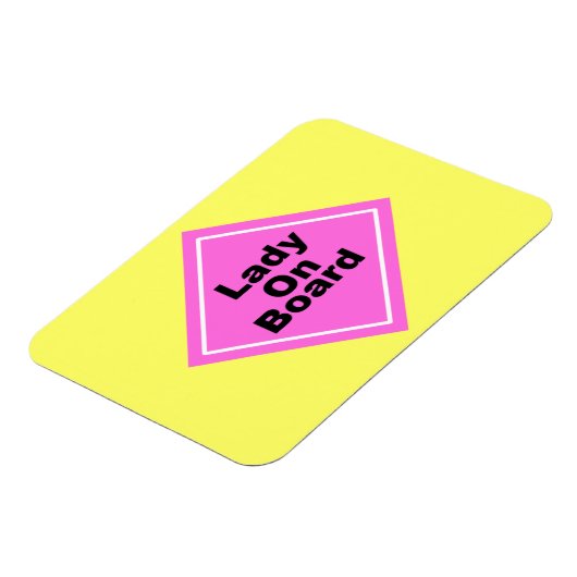 Lady on Board Magnet (Côté Gauche)