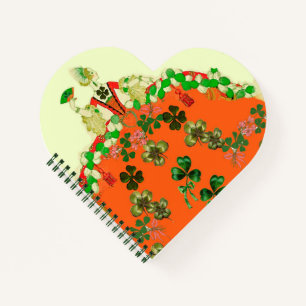 LADY ORANGE EN KLAVEREN St. Patrick's Dag Notitieboek