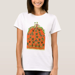 LADY ORANGE EN KLAVEREN St. Patricks Day Feest T-shirt
