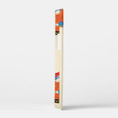 LADY ORANJE MODE COSTUME DESIGNER MONOGRAM Case-Mate iPhone CASE (Achterkant / Rechts)