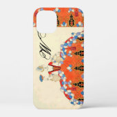 LADY ORANJE MODE COSTUME DESIGNER MONOGRAM Case-Mate iPhone CASE (Achterkant)