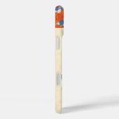 LADY ORANJE MODE COSTUME DESIGNER MONOGRAM Case-Mate iPhone CASE (Achterkant / Rechts)