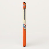 LADY ORANJE MODE COSTUME DESIGNER MONOGRAM Case-Mate iPhone CASE (Achterkant/links)