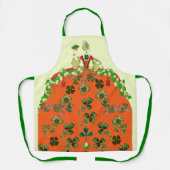 LADY ORANJE, SHAMROCKS St. Patricks Day Mode Schort (Voorkant)
