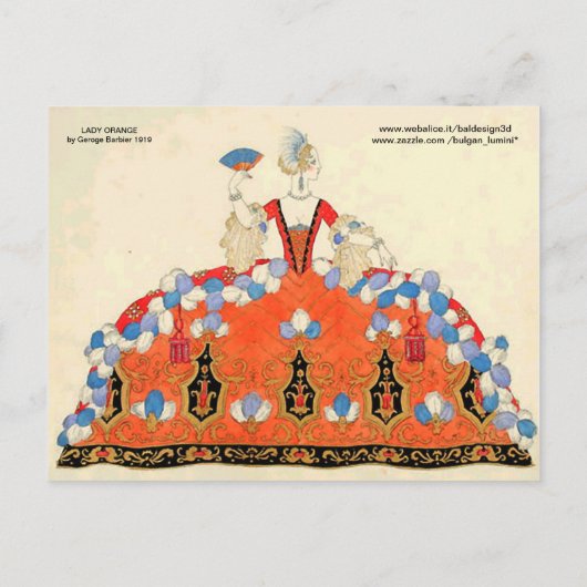 LADY ORANJE / TROUWFEEST SAVE THE DATE MONOGRAM AANKONDIGINGSKAART (Achterkant)