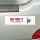 Lady Parts TV Bumpersticker (Op auto)