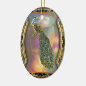 Lady Peacock Keramisch Ornament (Links)