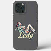 Lady Pin-Up Art iPhone 13 Pro Max Hoesje (Achterkant)