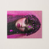 Lady Pink Sapphire Jigsaw Puzzle (Horizontal)