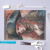 Lady Pirate Captain Decoupage Papier (Craft)