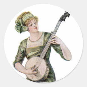 Lady Player Sticker