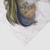  Lady Portrait-ontkoppeling Tissuepapier (Detail)