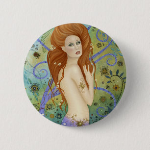 Lady Poseidon Ronde Button 5,7 Cm
