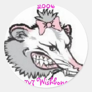 Lady Possum, 2006 7v7 Wishbone Toernooi Ronde Sticker