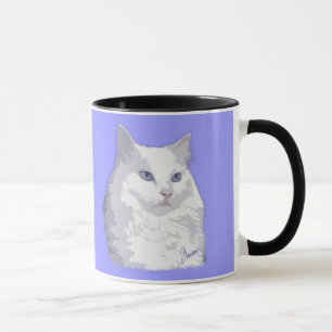 Lady Princess White Cat Mok