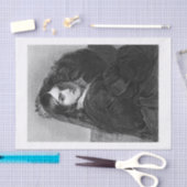 Lady Queen-kunst voor ontkoppeling Tissuepapier (Craft)