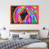 Lady Rainbow Canvas Afdruk (Insitu (Slaapkamer))