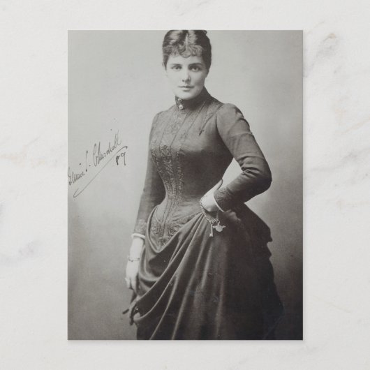 Lady Randolph Churchill Briefkaart (Voorkant)
