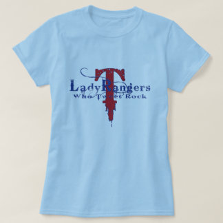 LADY RANGERS DIE BLAUW T RED/BLUE ONTWERP TWEET RO T-SHIRT