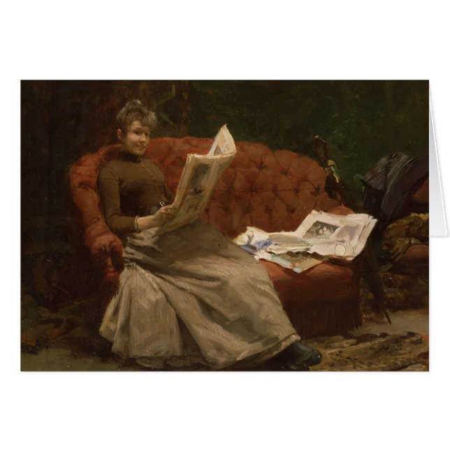 Lady Reading (Voorkant Horizontaal)