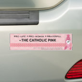 Lady Ribbon-bumper sticker (Op auto)