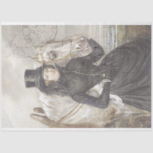 Lady Rider Tissuepapier (Voorkant)