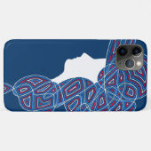 Lady Rood, Wit en Blauw Case-Mate iPhone Case (Achterkant (horizontaal))