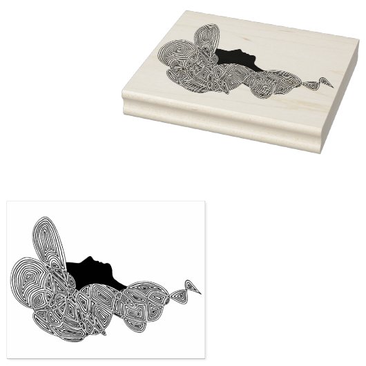 Lady Rubberstempel (Gestempeld)