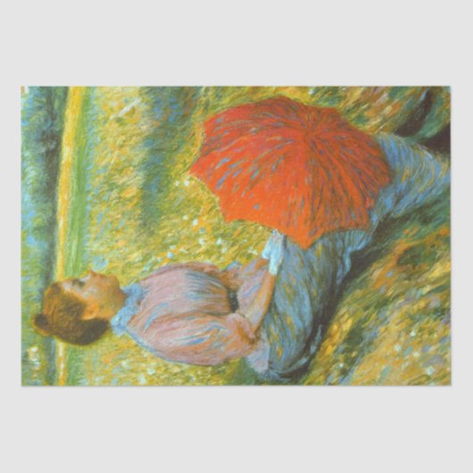 Lady Rust in een groene weide Tissuepapier (Voorkant)