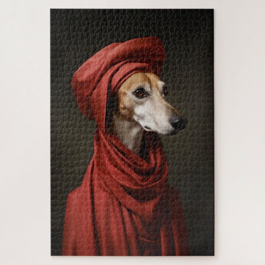 Lady Saluki Hond Legpuzzel (Verticaal)